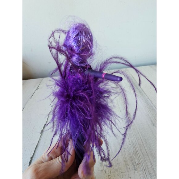 Katherine's collection purple feather ornament lady fabulous icicle Xmas tree - Picture 5 of 10